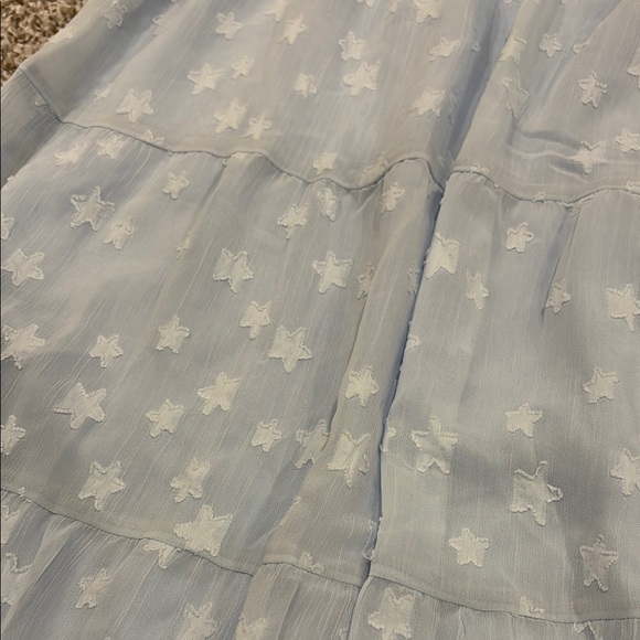 NWT - Light Blue Star Pattern Dress - Picture 4 of 8
